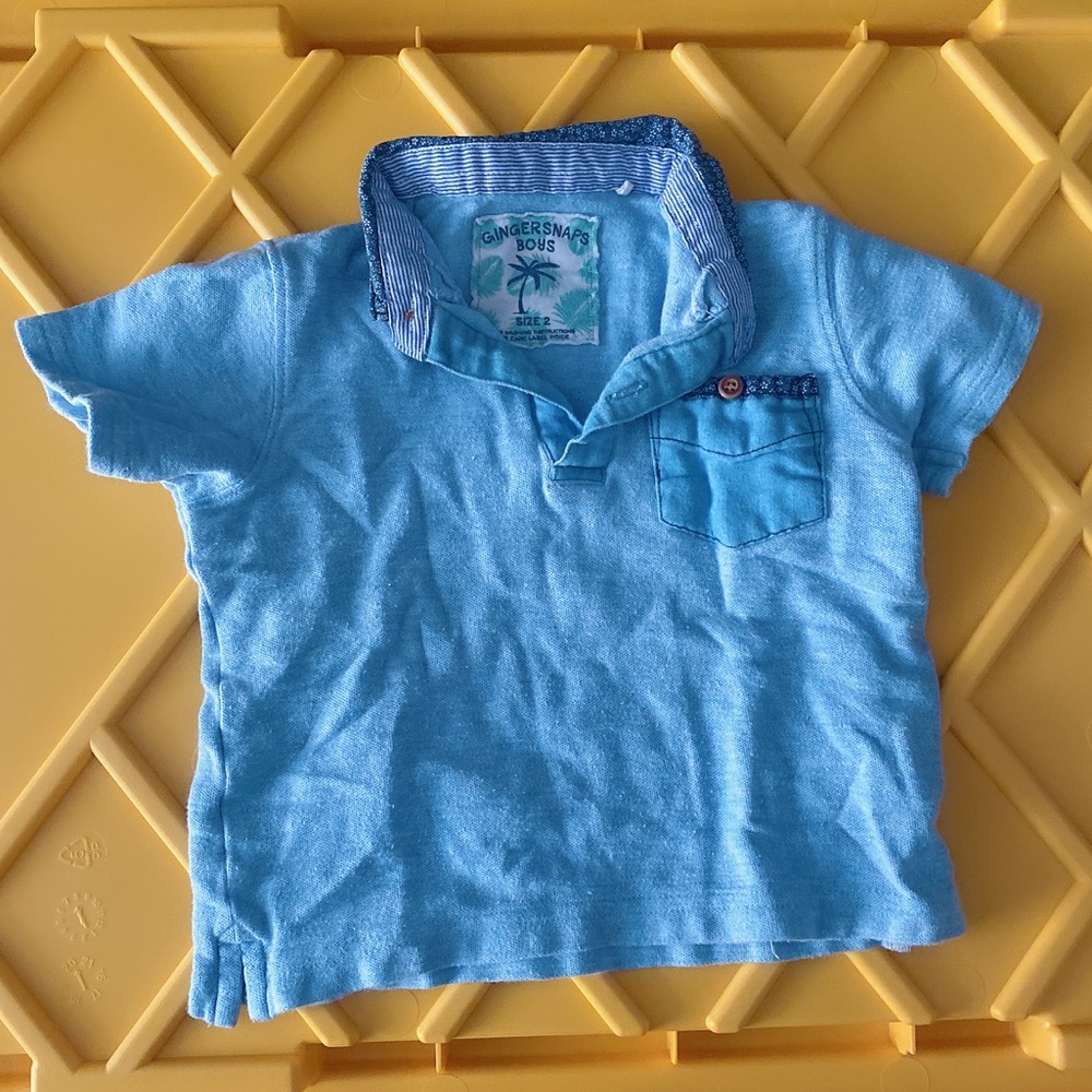 Ginger snaps Blue Polo Shirt